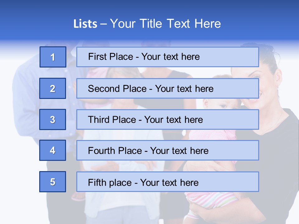 Holding Male Isolated PowerPoint Template