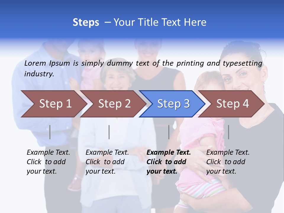 Holding Male Isolated PowerPoint Template