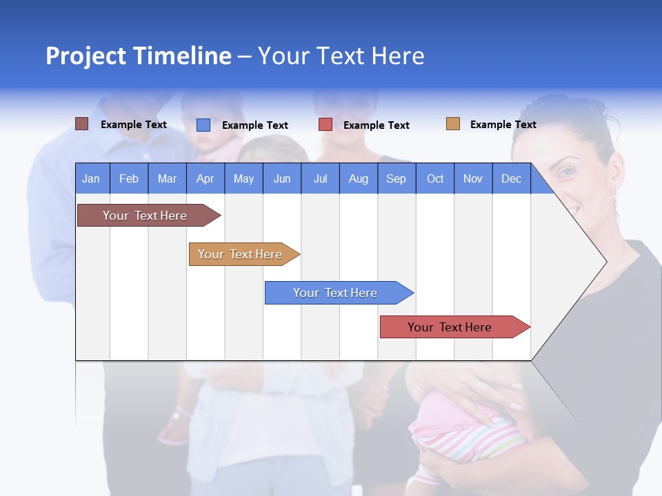 Holding Male Isolated PowerPoint Template