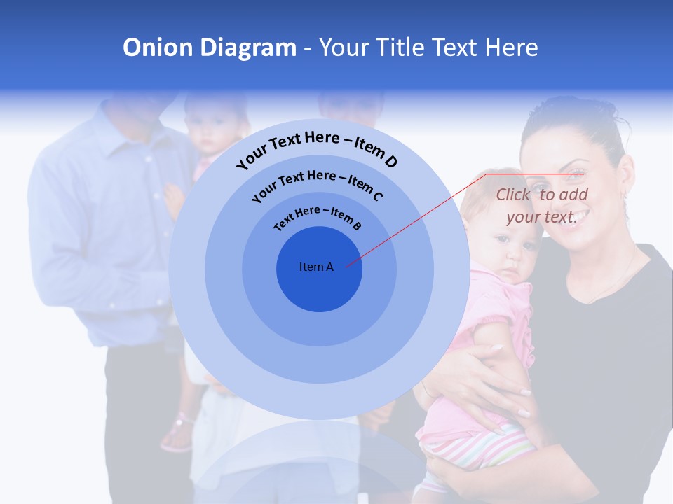 Holding Male Isolated PowerPoint Template