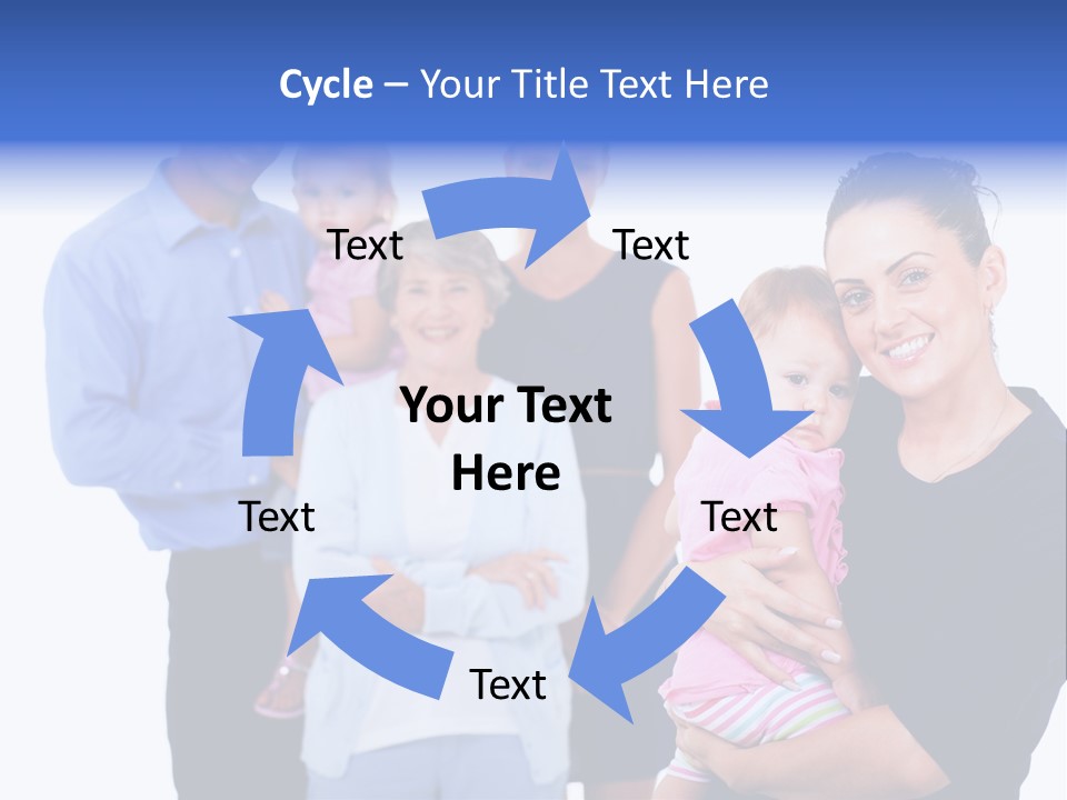 Holding Male Isolated PowerPoint Template