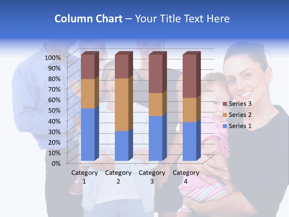 Holding Male Isolated PowerPoint Template