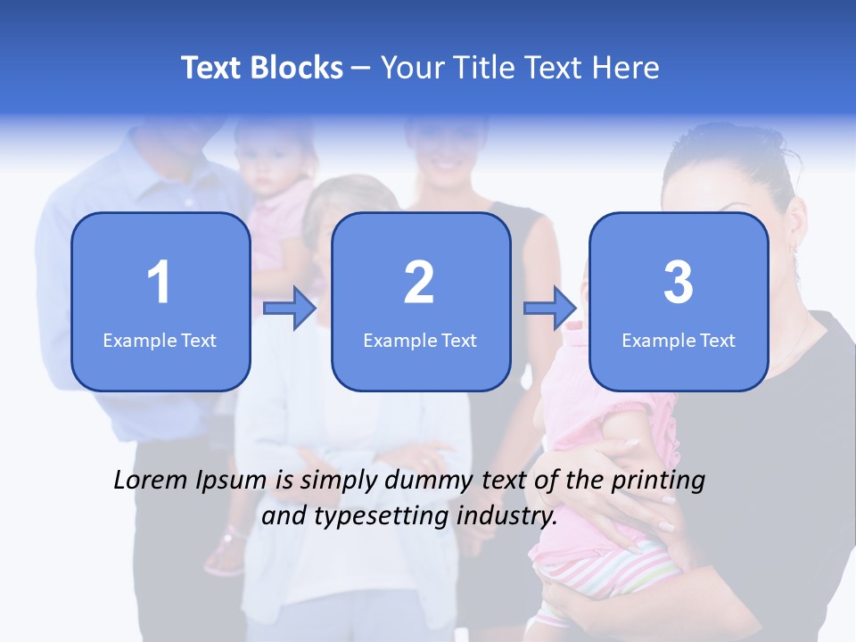 Holding Male Isolated PowerPoint Template
