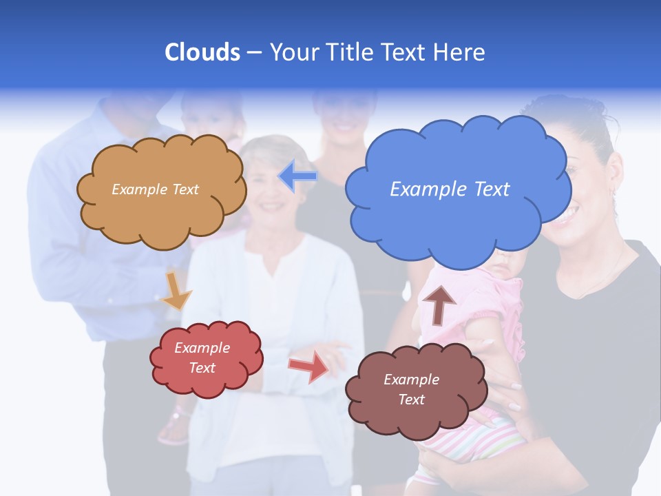 Holding Male Isolated PowerPoint Template