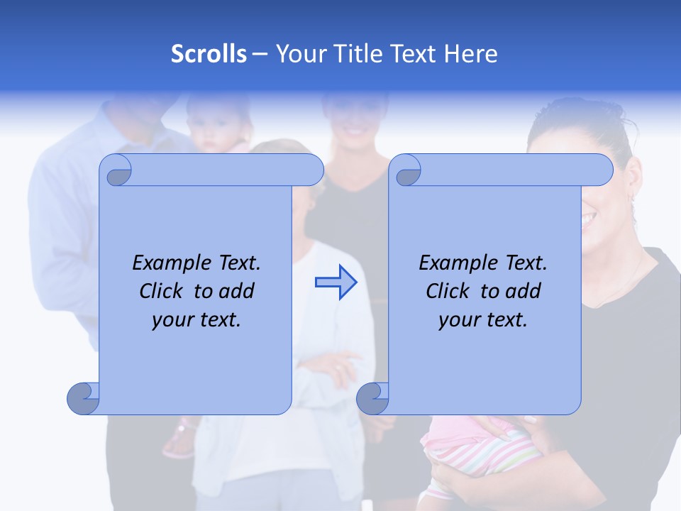 Holding Male Isolated PowerPoint Template