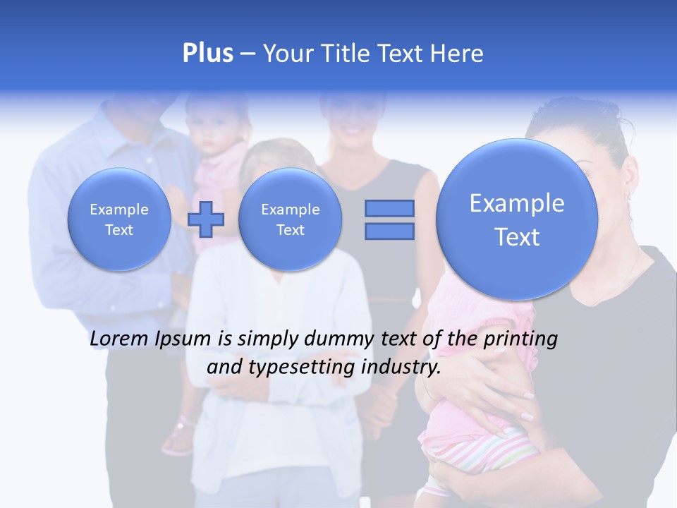 Holding Male Isolated PowerPoint Template
