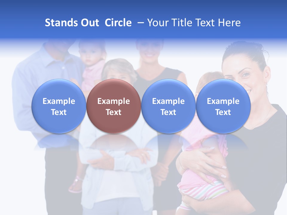 Holding Male Isolated PowerPoint Template