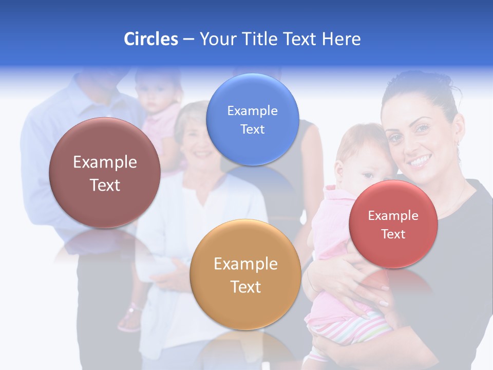 Holding Male Isolated PowerPoint Template