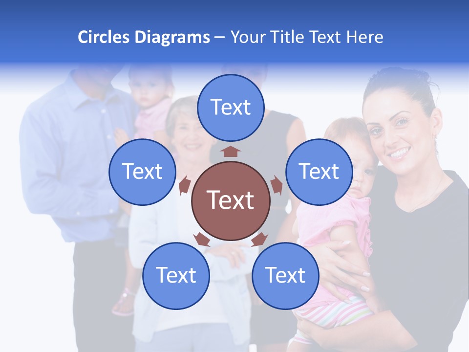 Holding Male Isolated PowerPoint Template