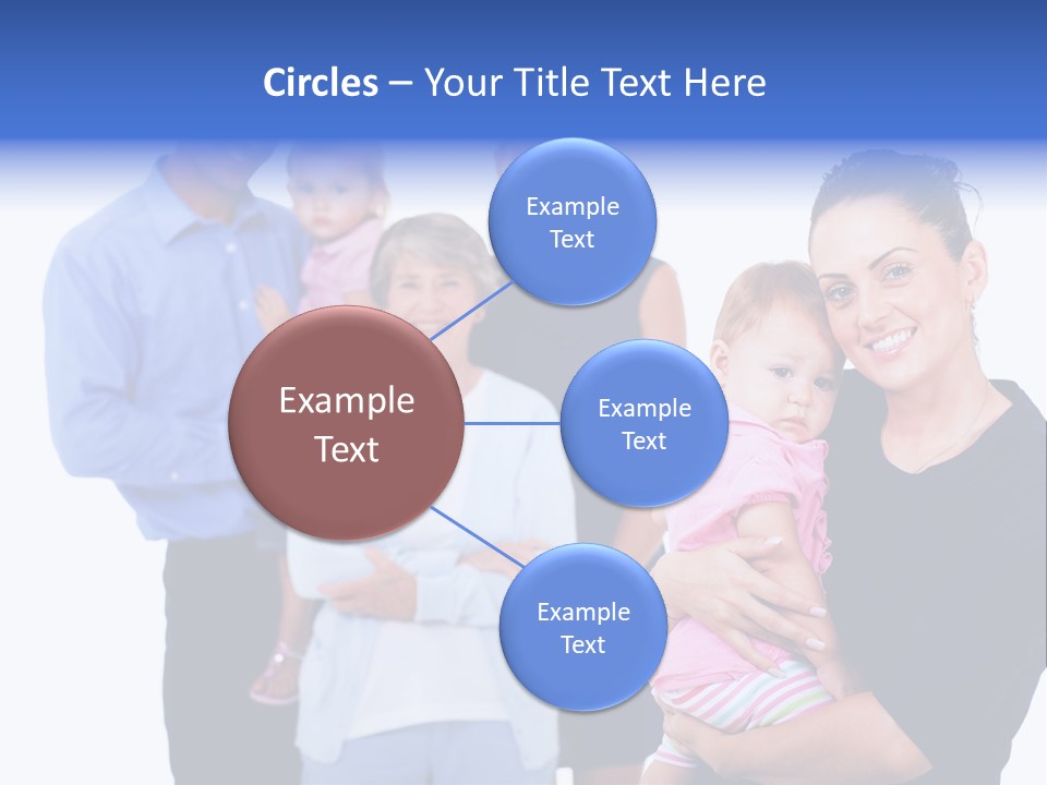 Holding Male Isolated PowerPoint Template