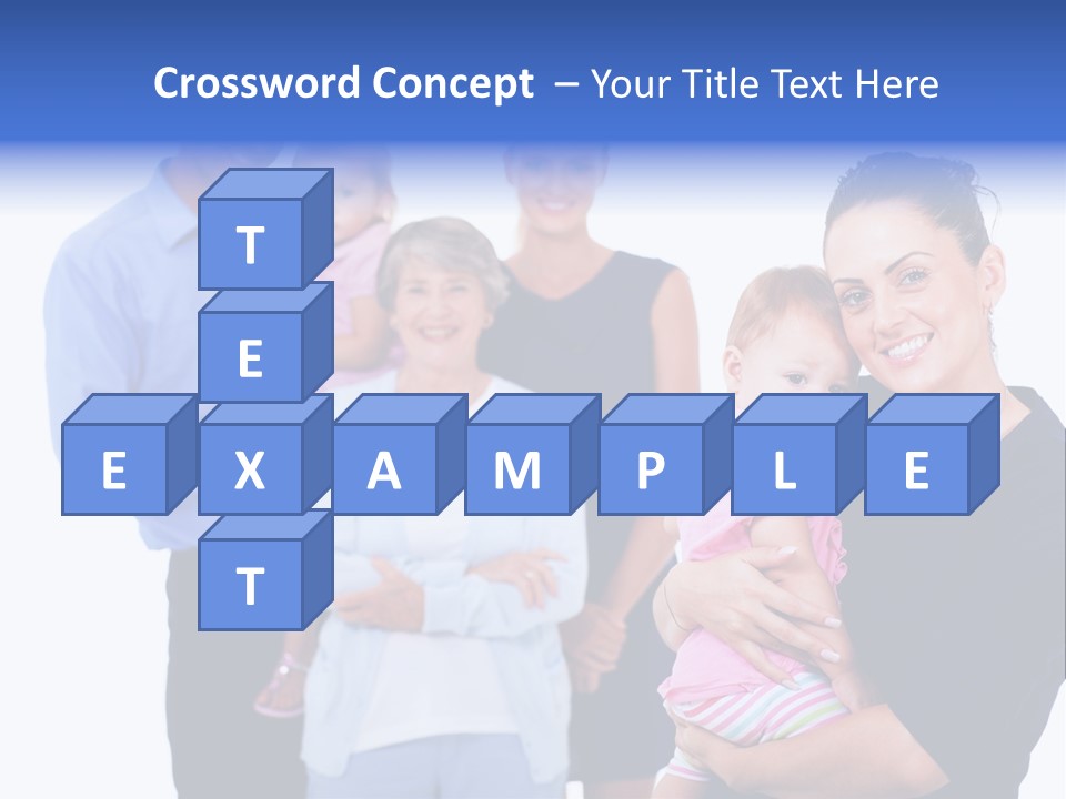 Holding Male Isolated PowerPoint Template