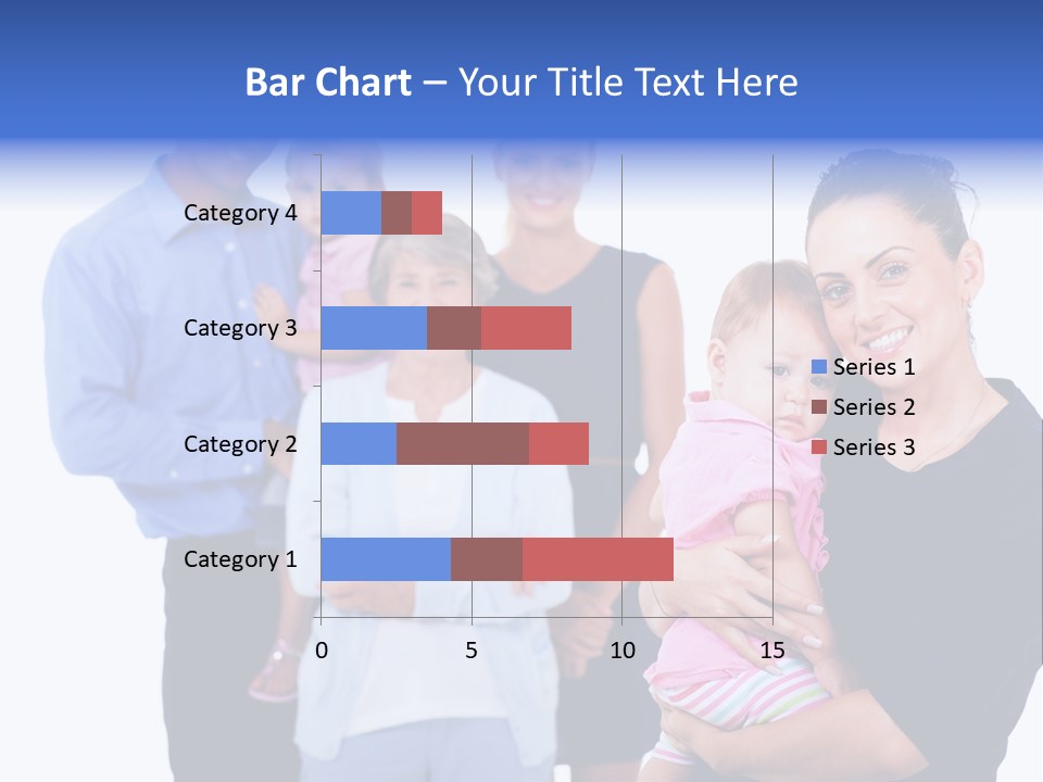 Holding Male Isolated PowerPoint Template