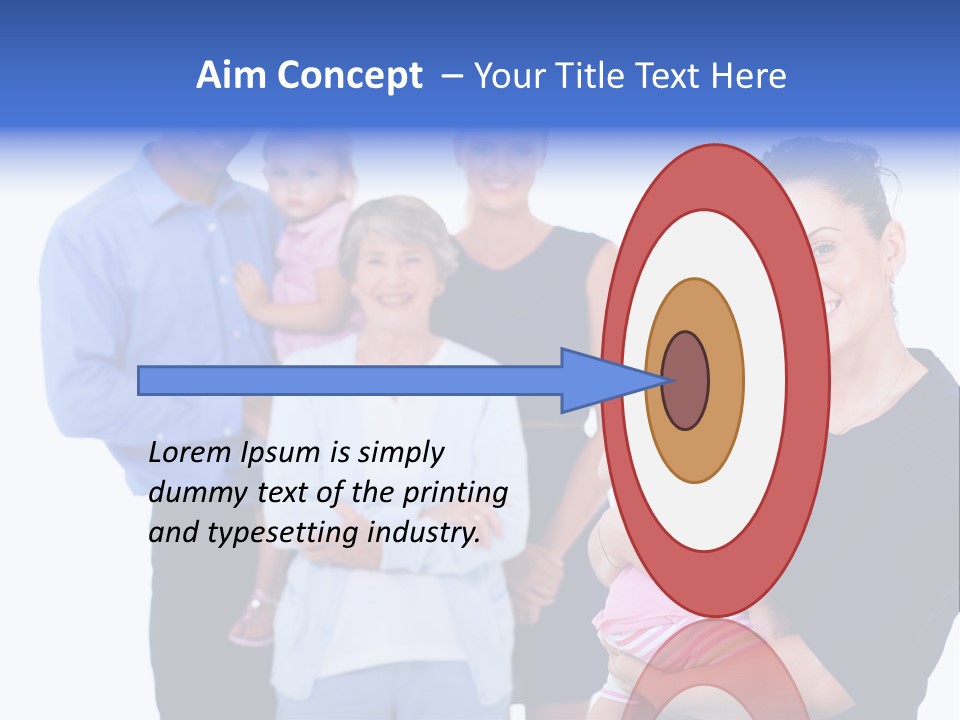 Holding Male Isolated PowerPoint Template