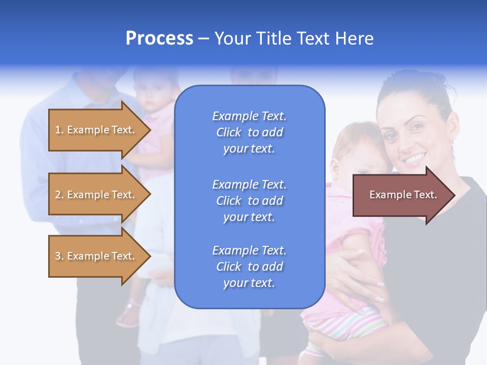 Holding Male Isolated PowerPoint Template
