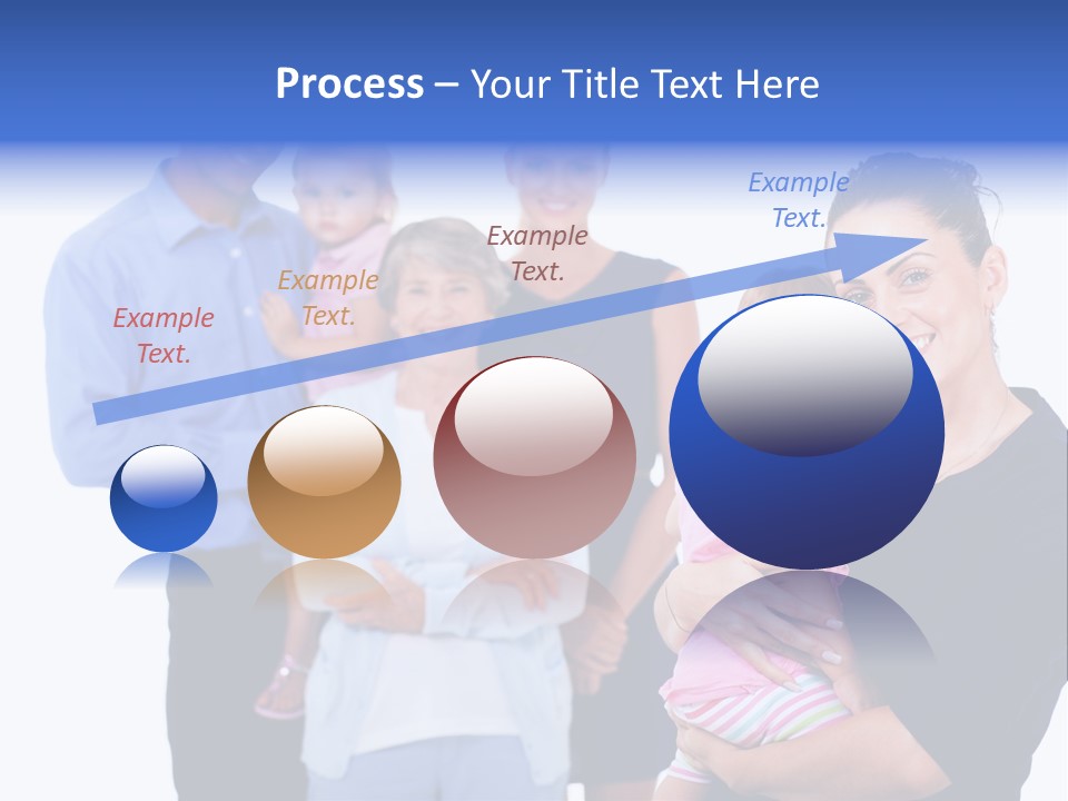 Holding Male Isolated PowerPoint Template