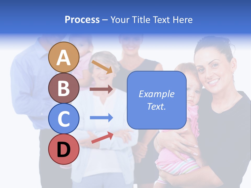Holding Male Isolated PowerPoint Template