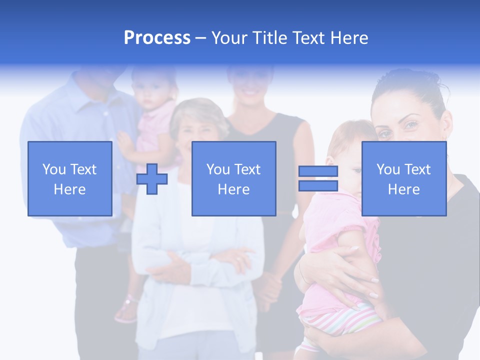 Holding Male Isolated PowerPoint Template