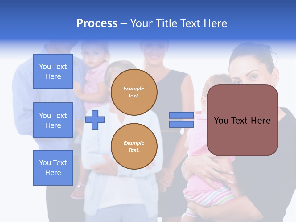 Holding Male Isolated PowerPoint Template