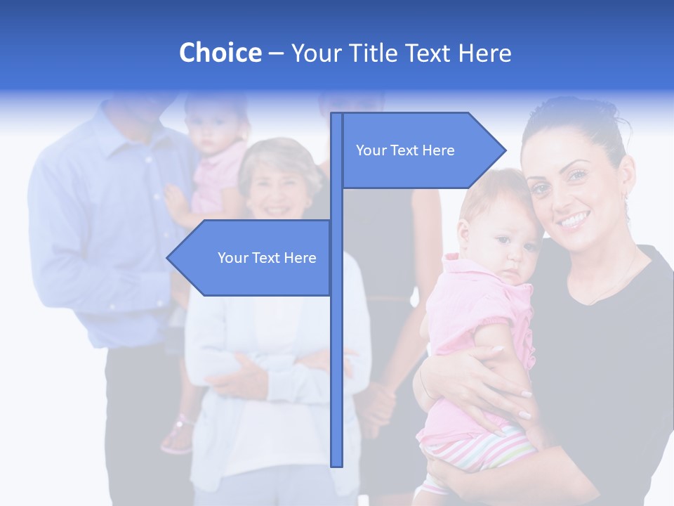 Holding Male Isolated PowerPoint Template