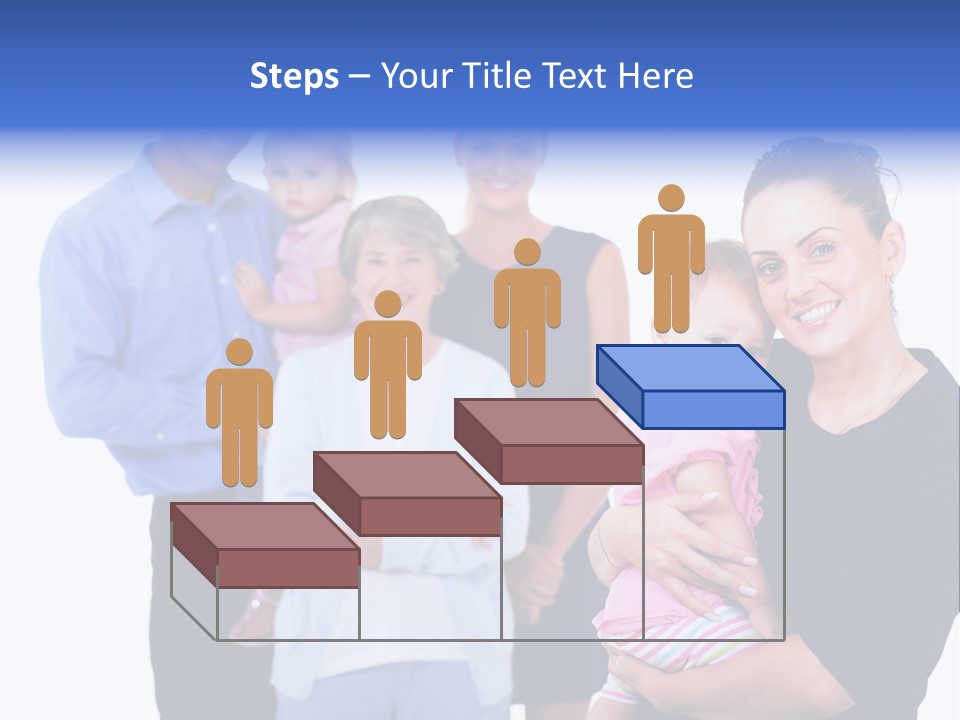 Holding Male Isolated PowerPoint Template