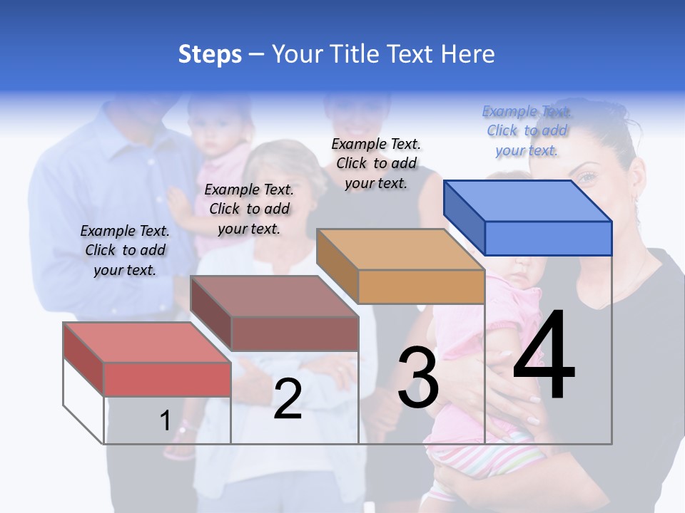 Holding Male Isolated PowerPoint Template