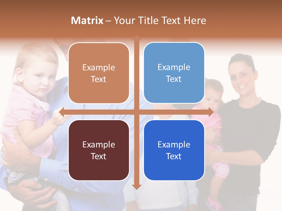 Young Smiling Child PowerPoint Template