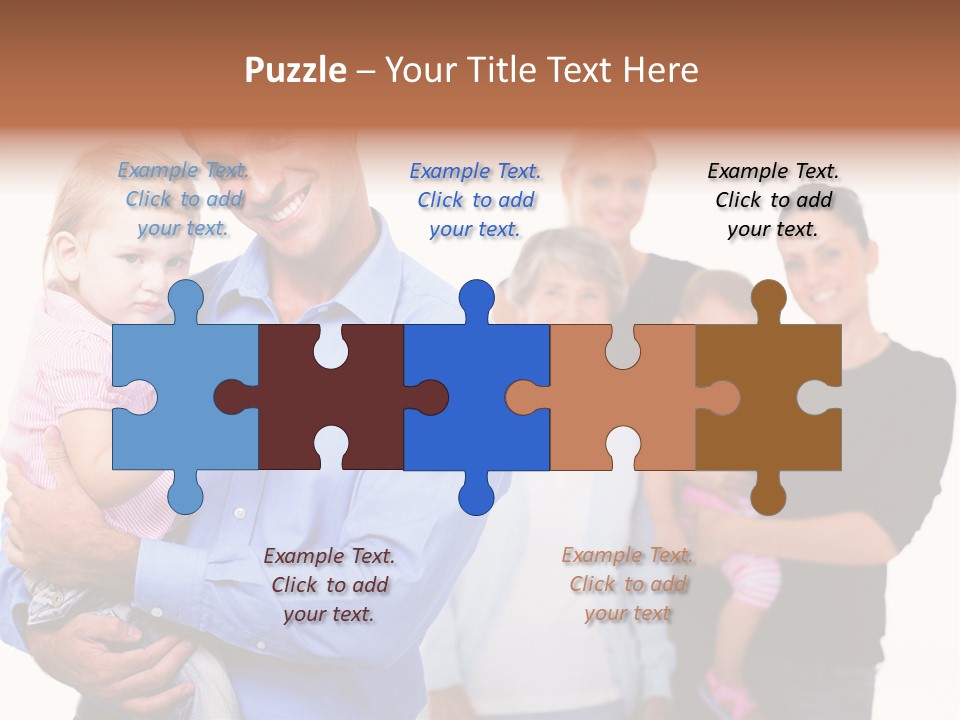 Young Smiling Child PowerPoint Template