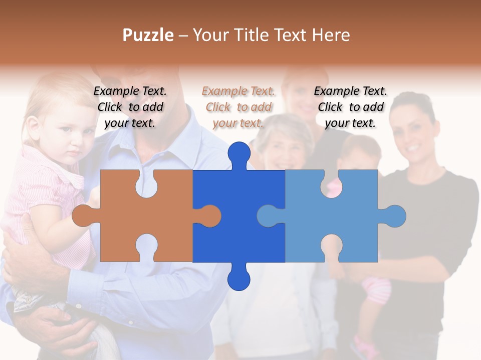 Young Smiling Child PowerPoint Template