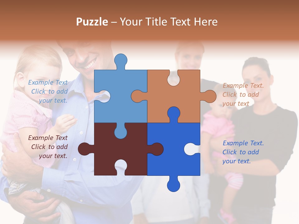 Young Smiling Child PowerPoint Template