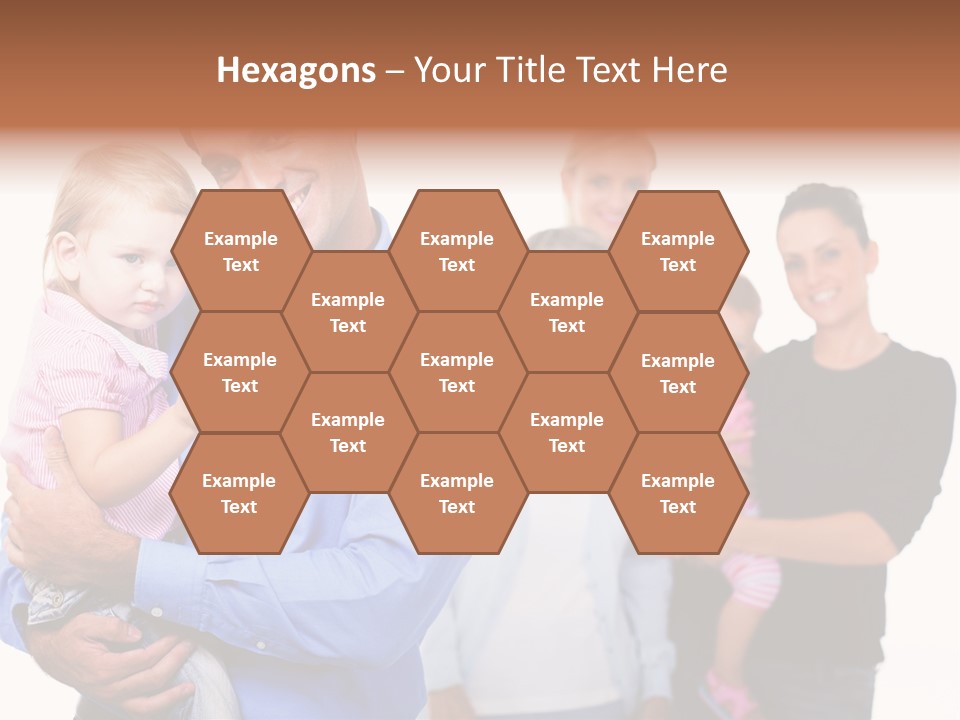 Young Smiling Child PowerPoint Template