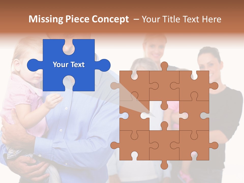 Young Smiling Child PowerPoint Template