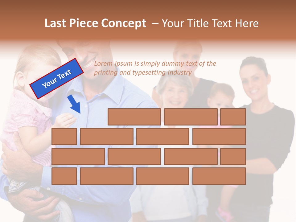 Young Smiling Child PowerPoint Template