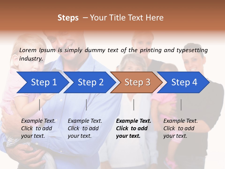 Young Smiling Child PowerPoint Template