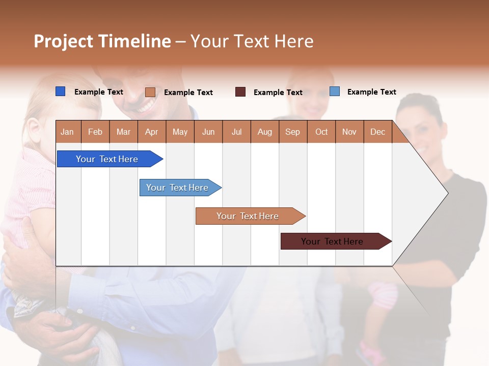 Young Smiling Child PowerPoint Template