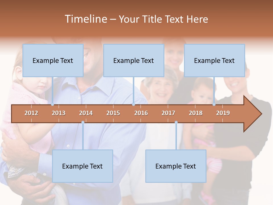Young Smiling Child PowerPoint Template