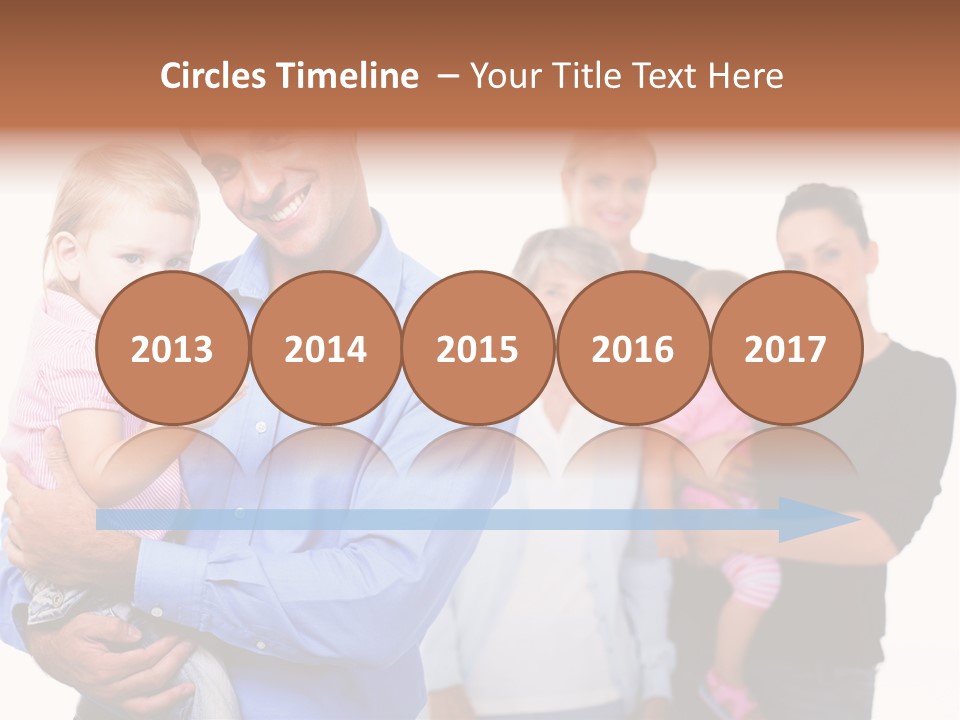 Young Smiling Child PowerPoint Template