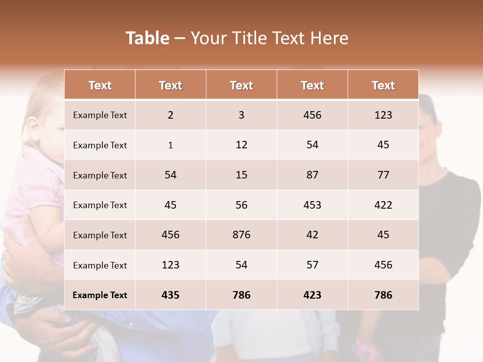 Young Smiling Child PowerPoint Template