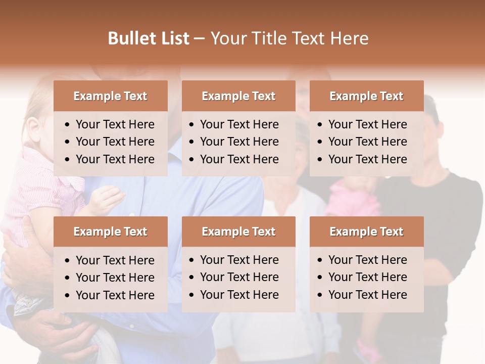 Young Smiling Child PowerPoint Template