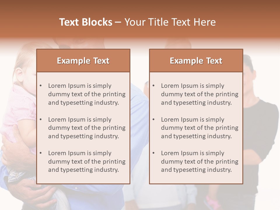 Young Smiling Child PowerPoint Template