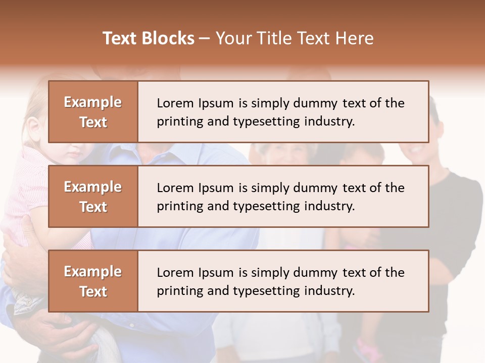 Young Smiling Child PowerPoint Template