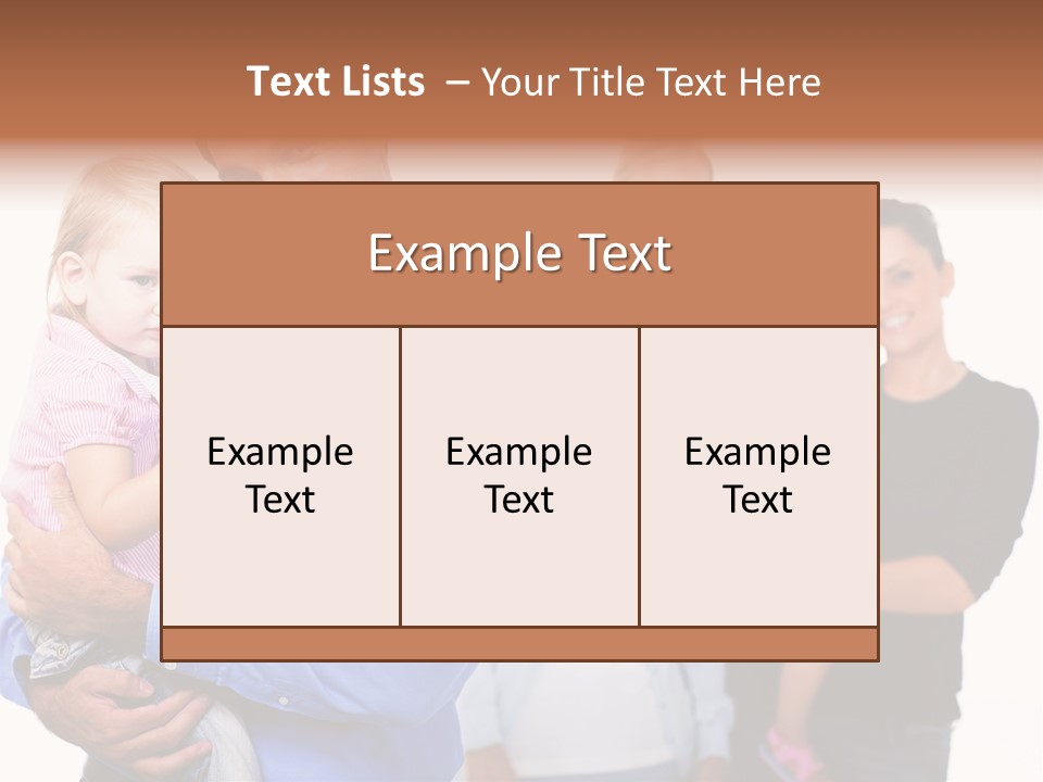 Young Smiling Child PowerPoint Template