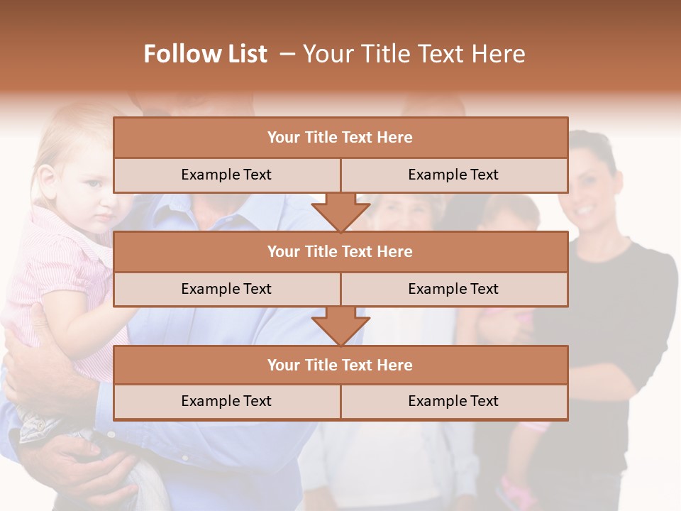 Young Smiling Child PowerPoint Template
