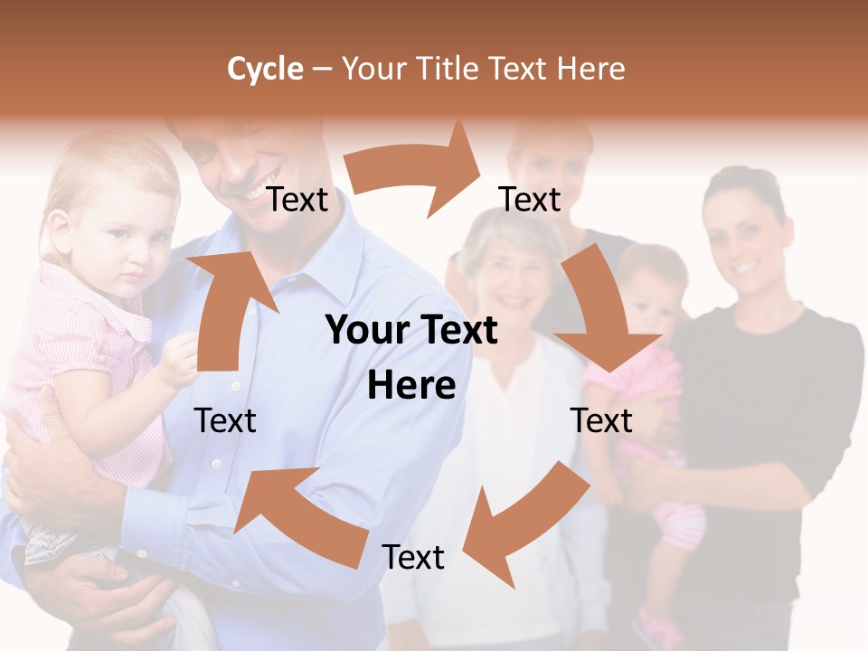 Young Smiling Child PowerPoint Template