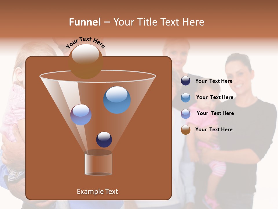 Young Smiling Child PowerPoint Template