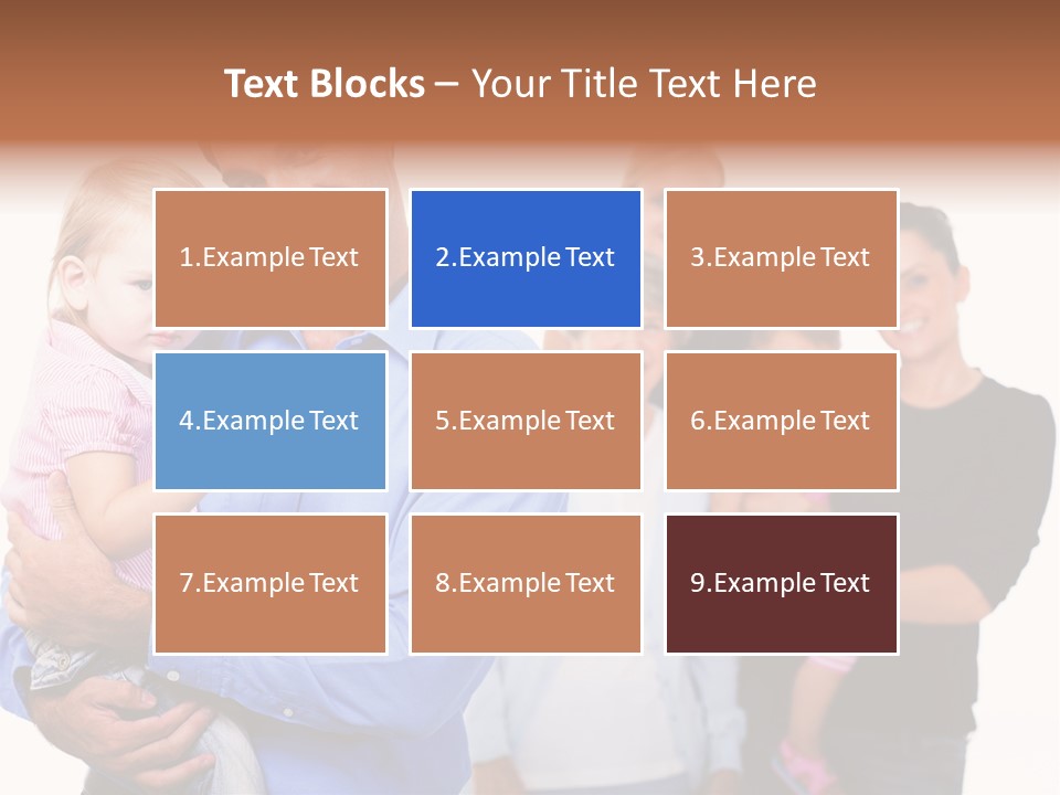 Young Smiling Child PowerPoint Template