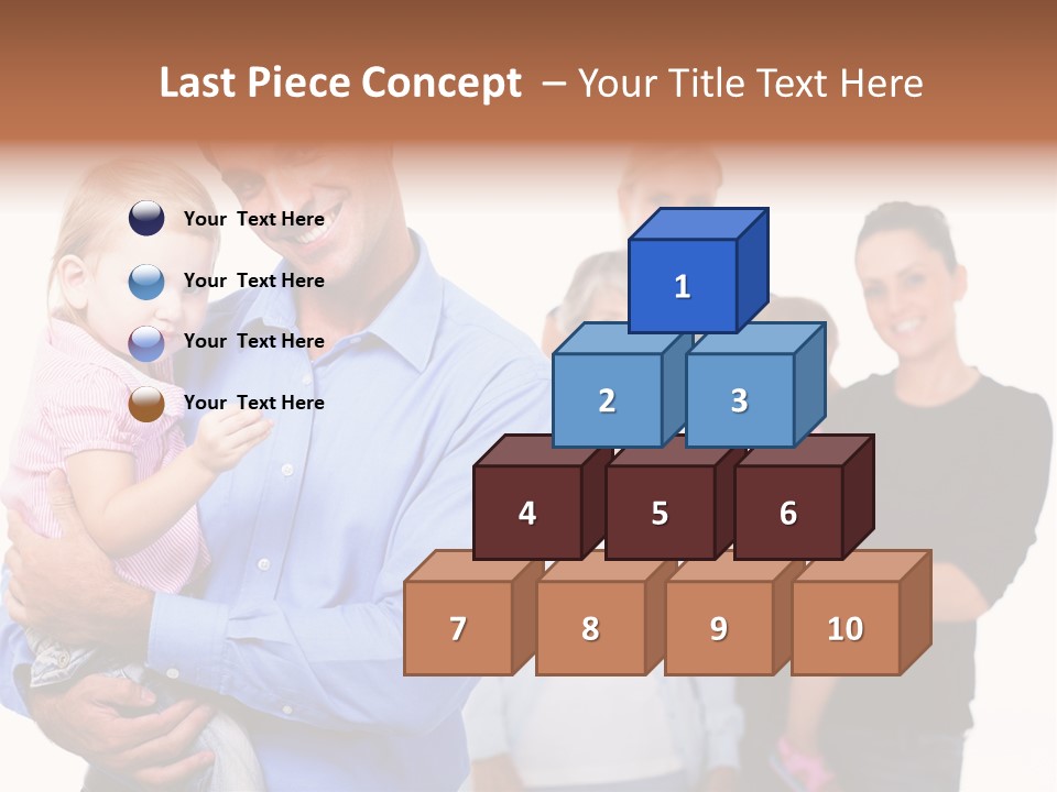 Young Smiling Child PowerPoint Template