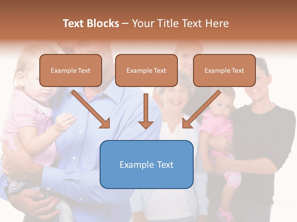 Young Smiling Child PowerPoint Template