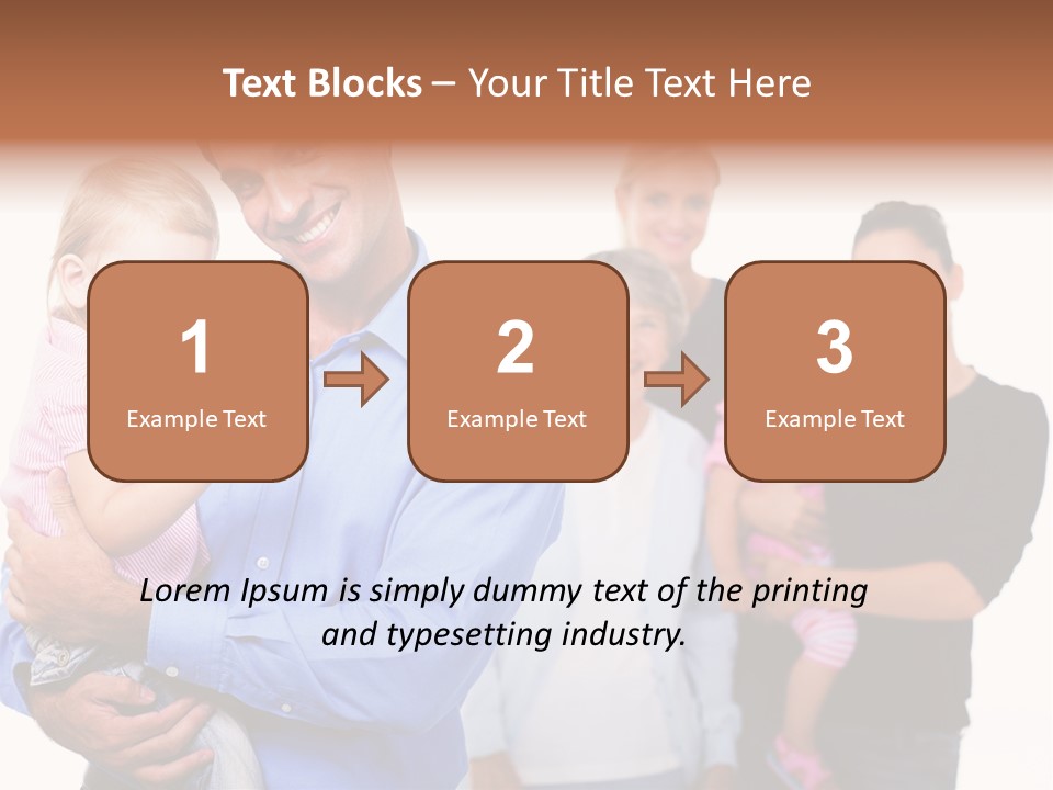 Young Smiling Child PowerPoint Template