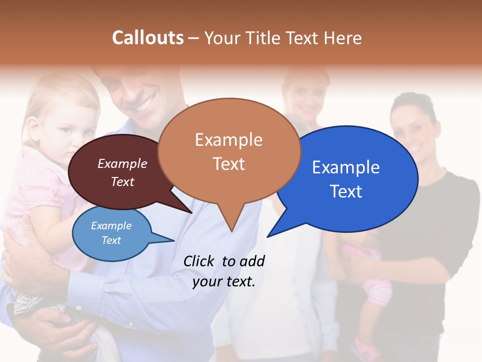 Young Smiling Child PowerPoint Template