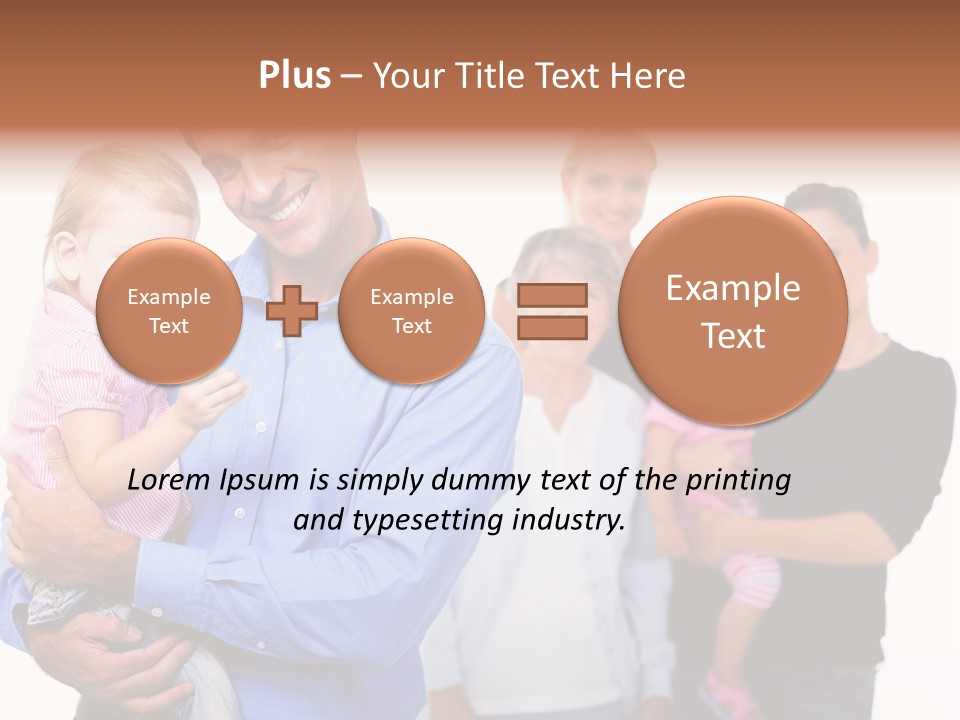 Young Smiling Child PowerPoint Template